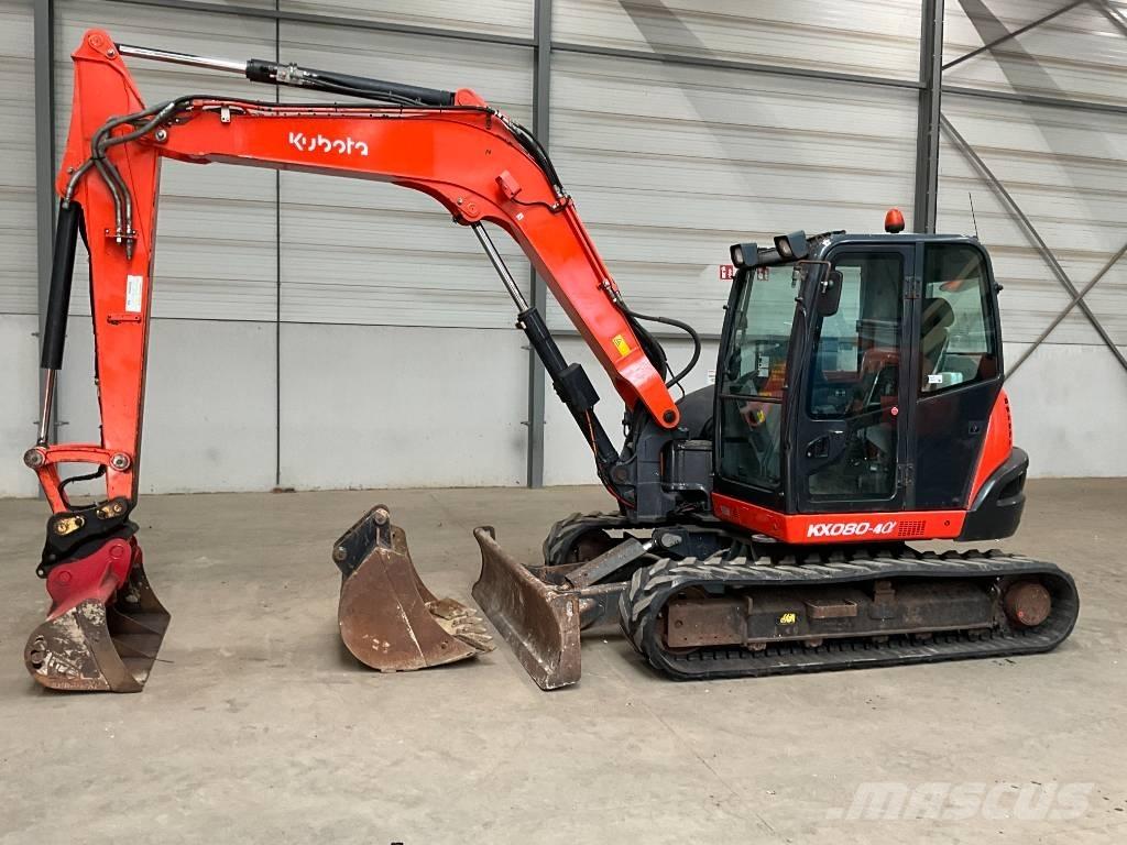 Kubota KX 080-4 A Midi bageri 7t – 12t