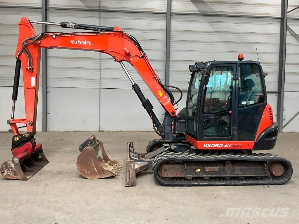Kubota KX 080-4 A Midi bageri 7t – 12t