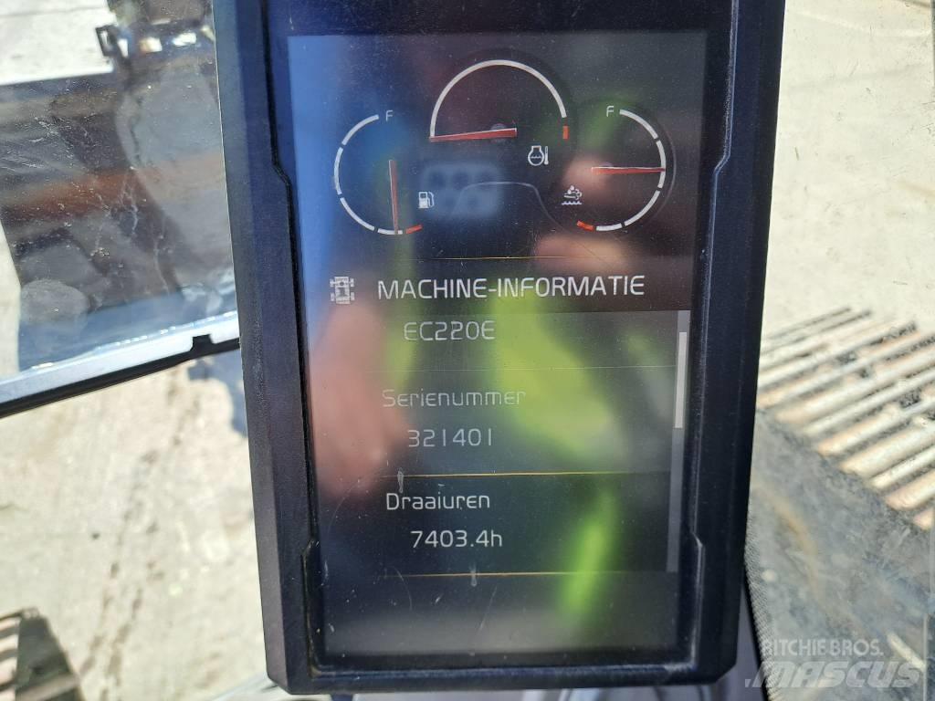 Volvo EC220EL Bageri guseničari