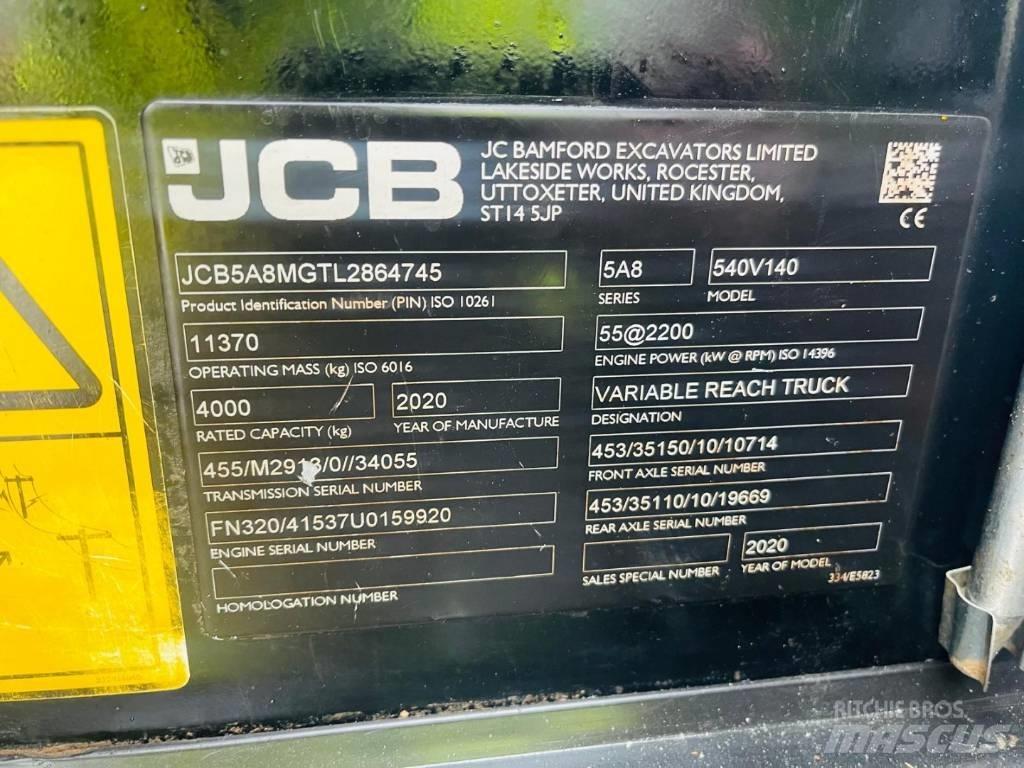 JCB 540-140 Teleskopski viljuškari
