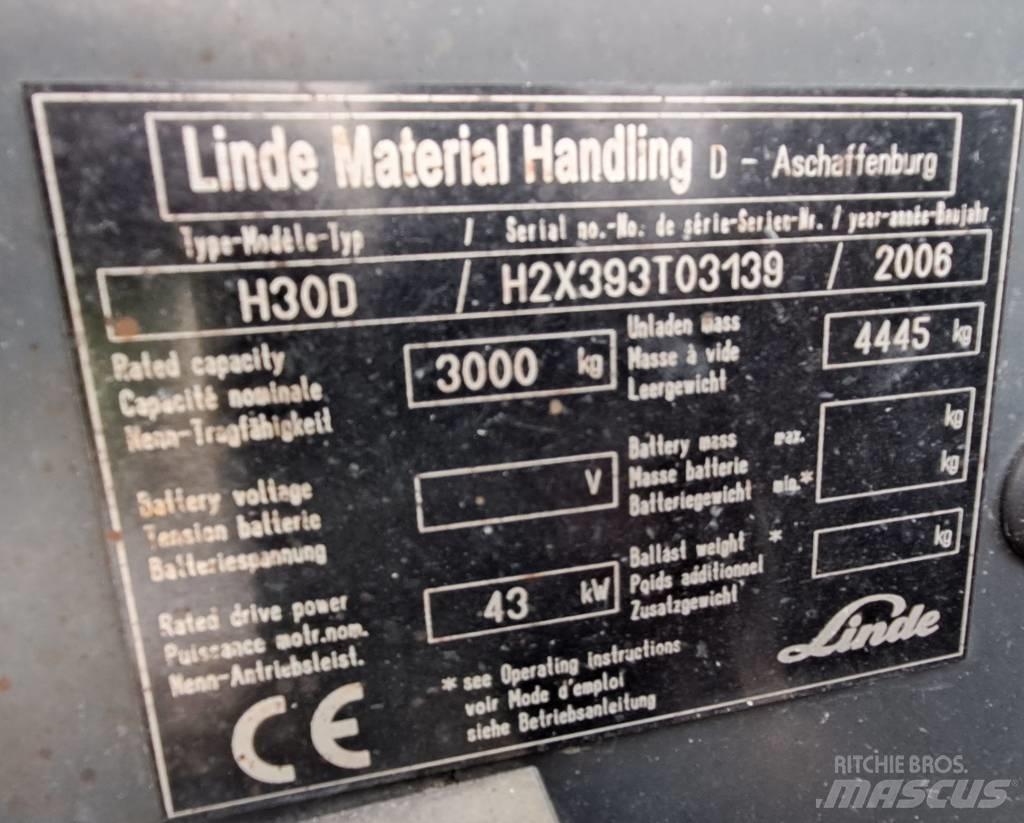 Linde H 30 D Dizelski viljuškari