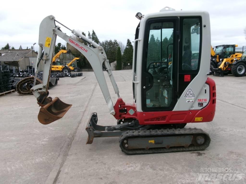 Takeuchi TB 216 Mini bageri < 7t