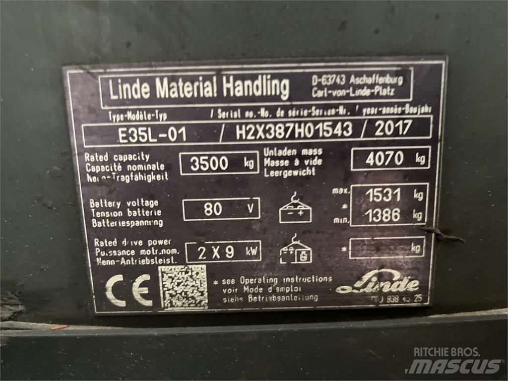 Linde E35L-01 Električni viljuškari
