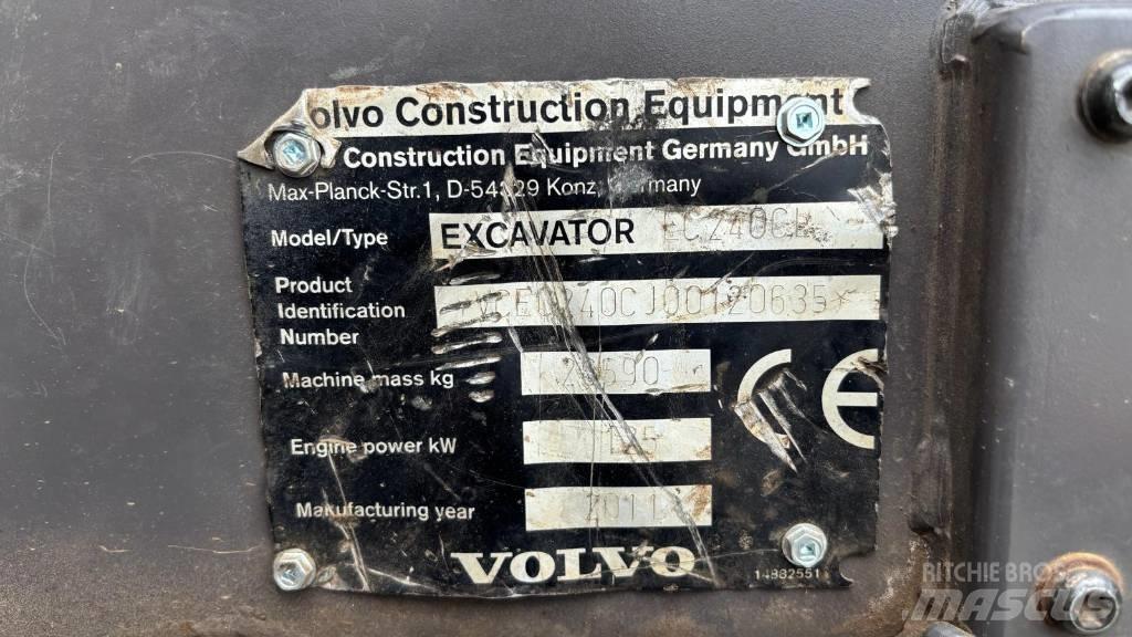 Volvo EC 240 C L Bageri guseničari