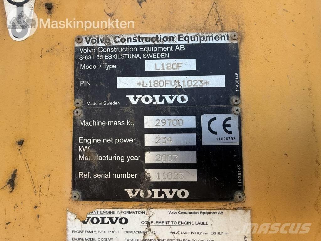 Volvo L 180 F Utovarivači na točkove