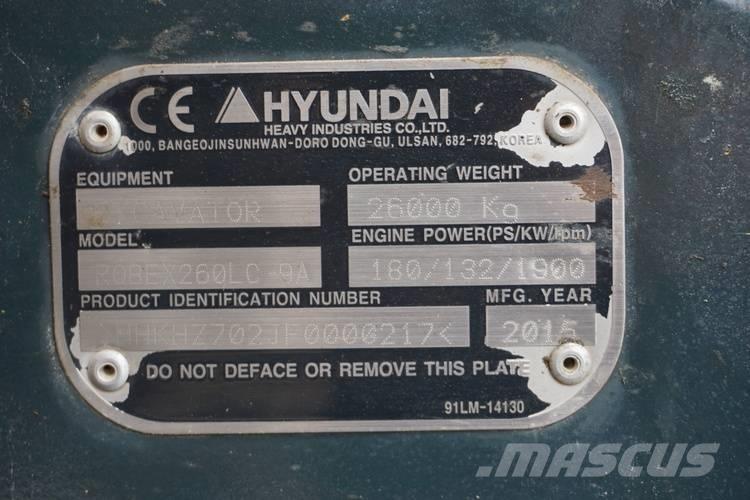 Hyundai R260LC-9A Bageri guseničari