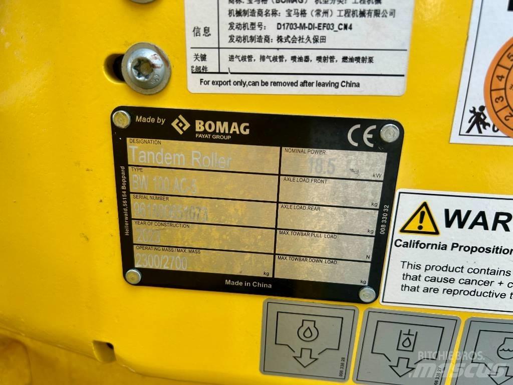 Bomag BW 100 AC-5 Valjci sa duplim bubnjem