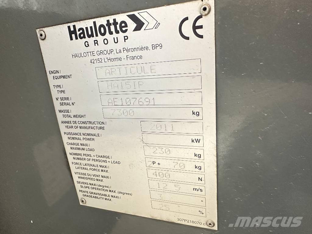 Haulotte HA 15 IP Zglobne podizne platforme