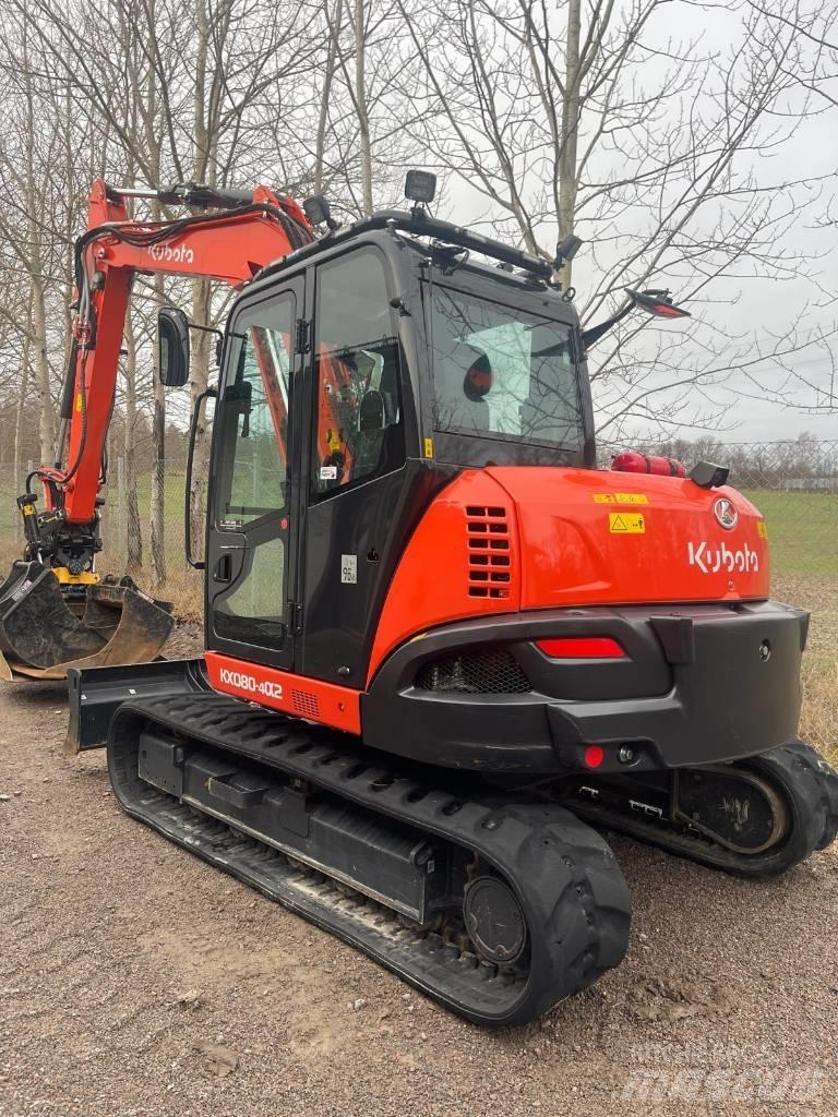 Kubota KX 080-4 Midi bageri 7t – 12t