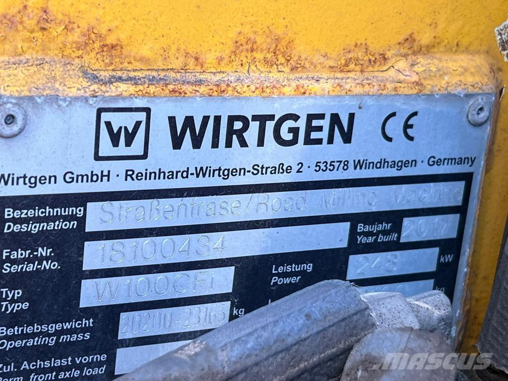 Wirtgen W100CFI Freze za asfalt