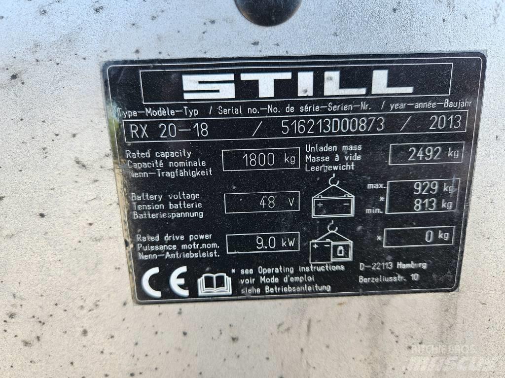 Still RX 20-18 Električni viljuškari