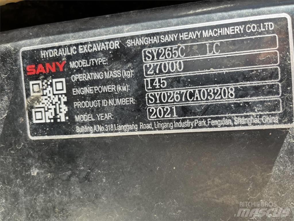 Sany SY265CLR Bageri guseničari