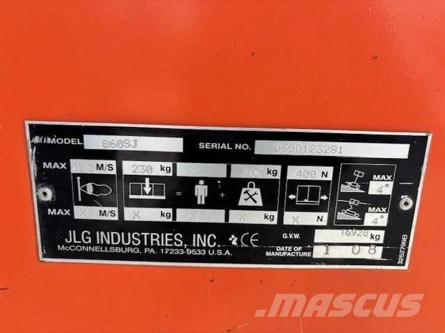 JLG 860 SJ Teleskopske podizne platforme