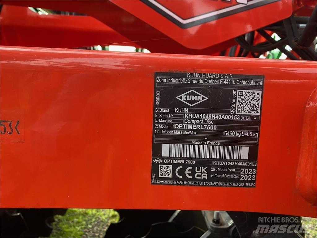 Kuhn OPTIMERL7500 Kultivatori