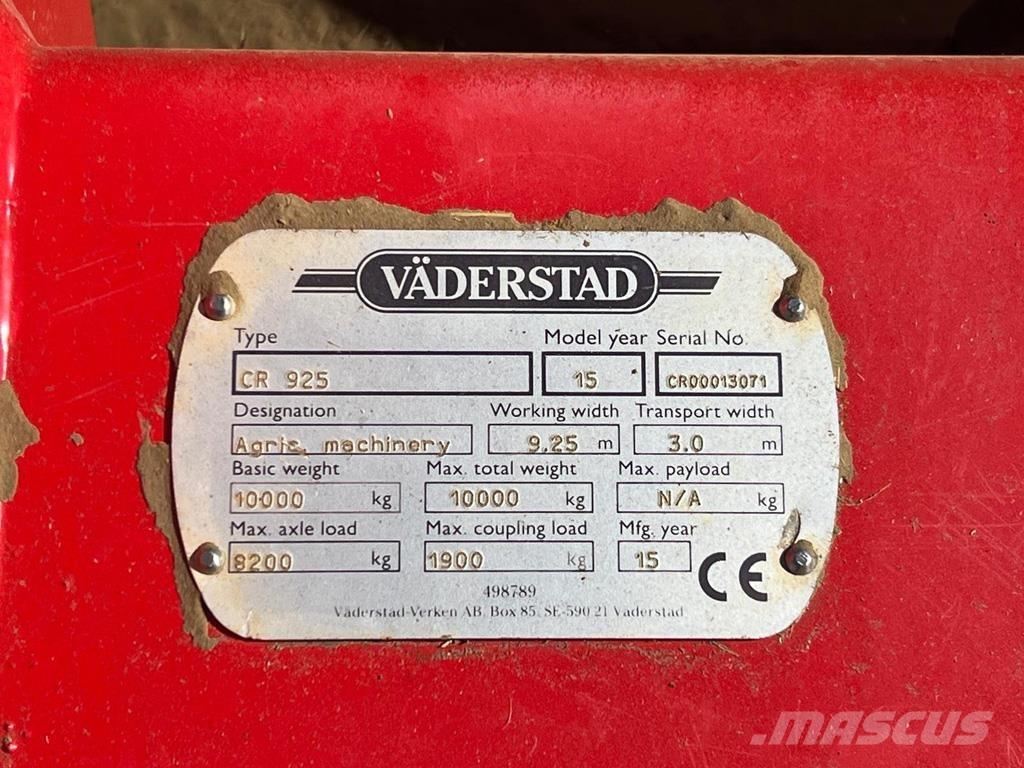 Väderstad CR925 Obični plugovi