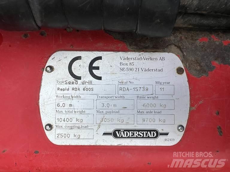Väderstad RDA600S Sejačice