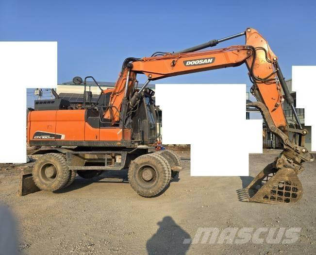 Doosan DX 140 W-5 Bageri točkaši