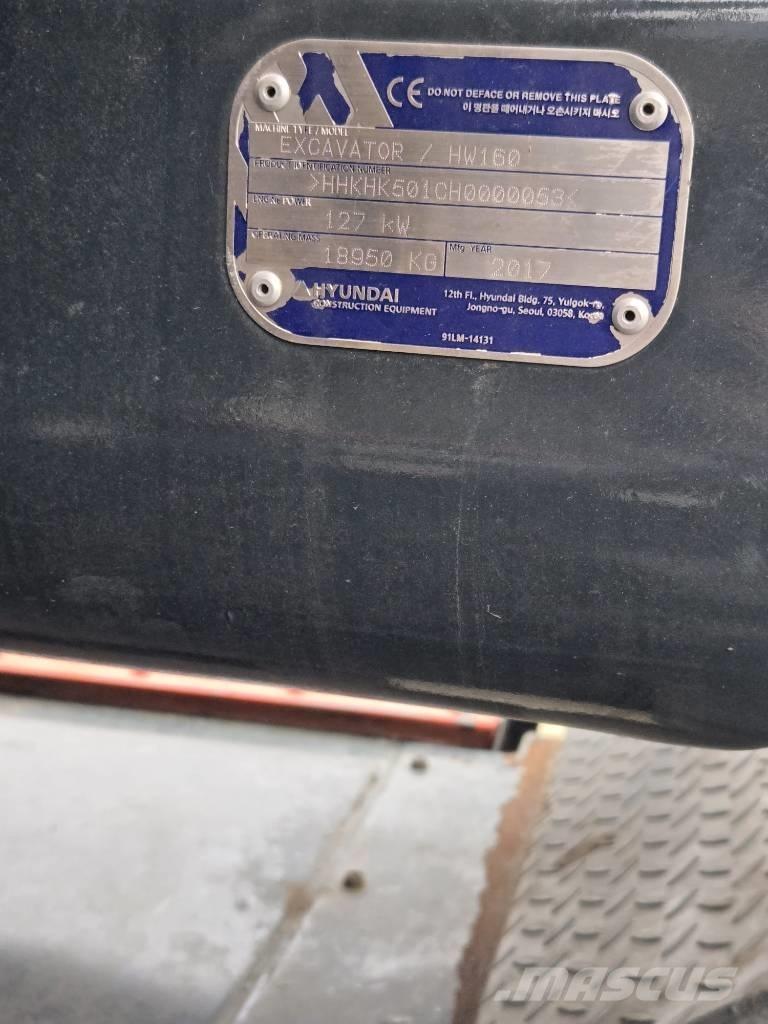 Hyundai HW 160 Bageri točkaši