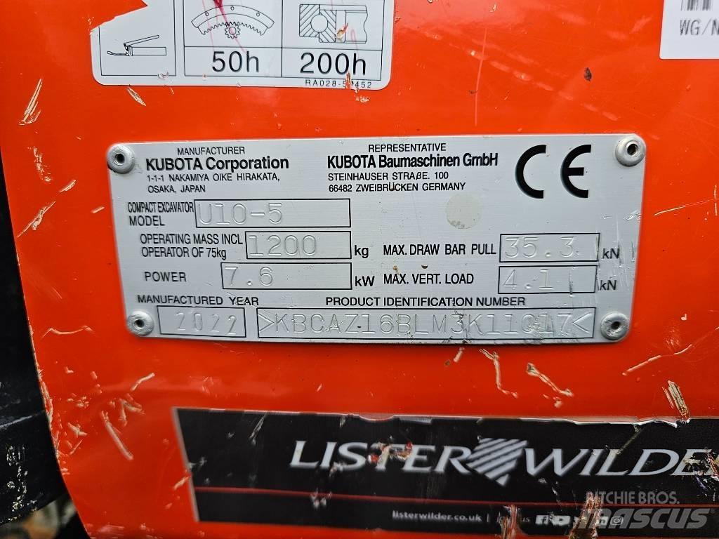 Kubota U 10 Mini bageri < 7t