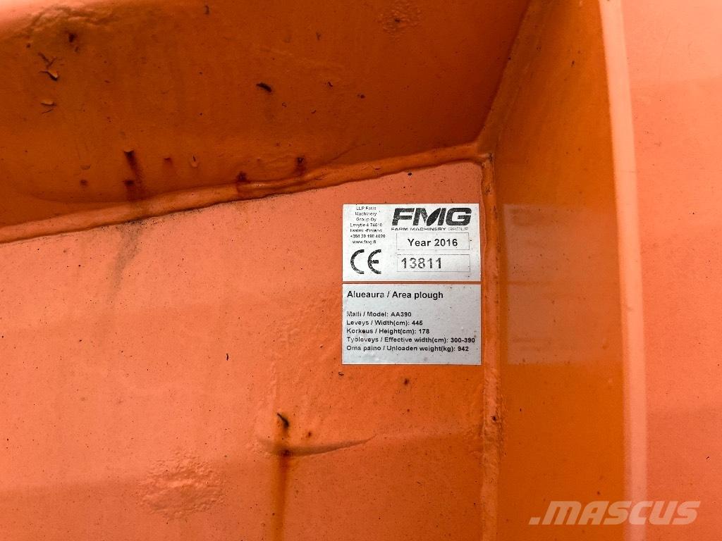 FMG 390 Snežne daske i plugovi
