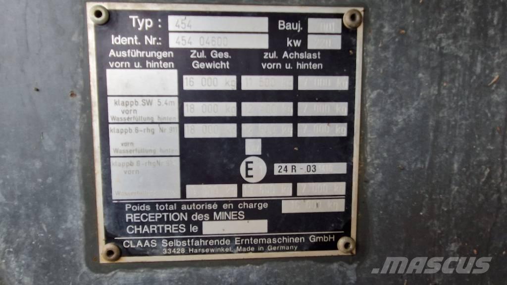 CLAAS lexion 460 Kombajni