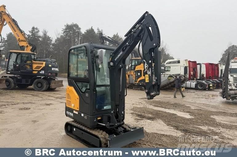 Hyundai HX19A Mini bageri < 7t