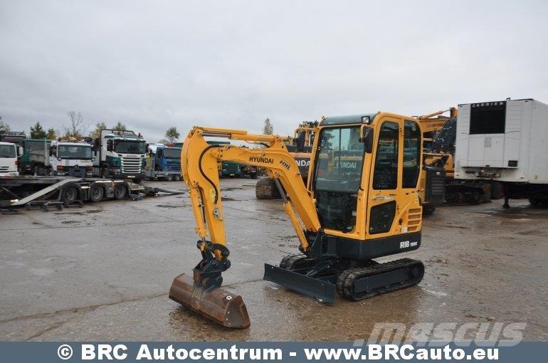 Hyundai R18-9AK Mini bageri < 7t