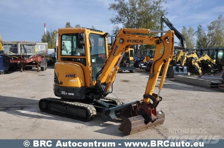 Hyundai R30Z-9AK Mini bageri < 7t