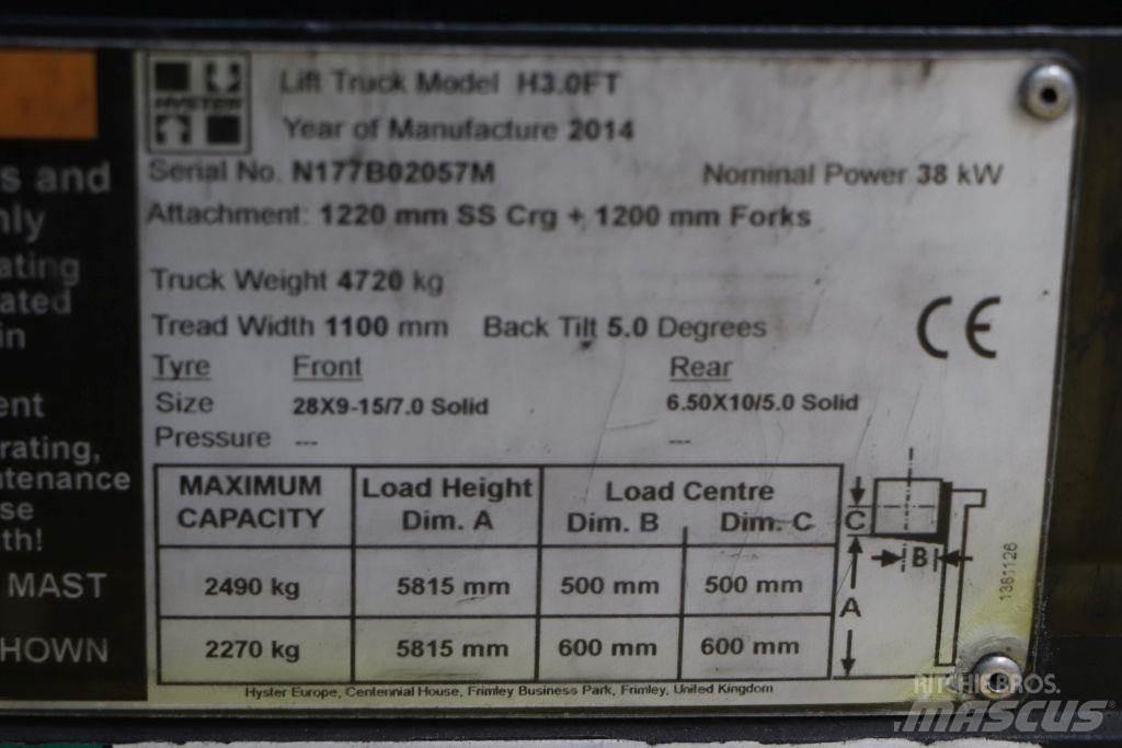 Hyster H3.0FT Plinski viljuškari