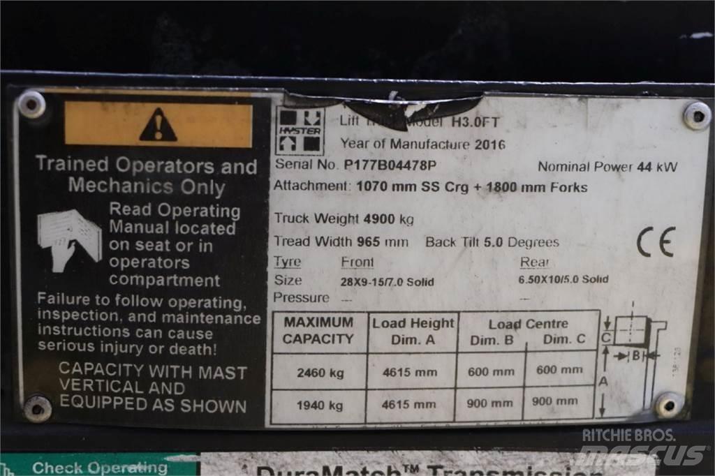 Hyster H3.0FT Plinski viljuškari