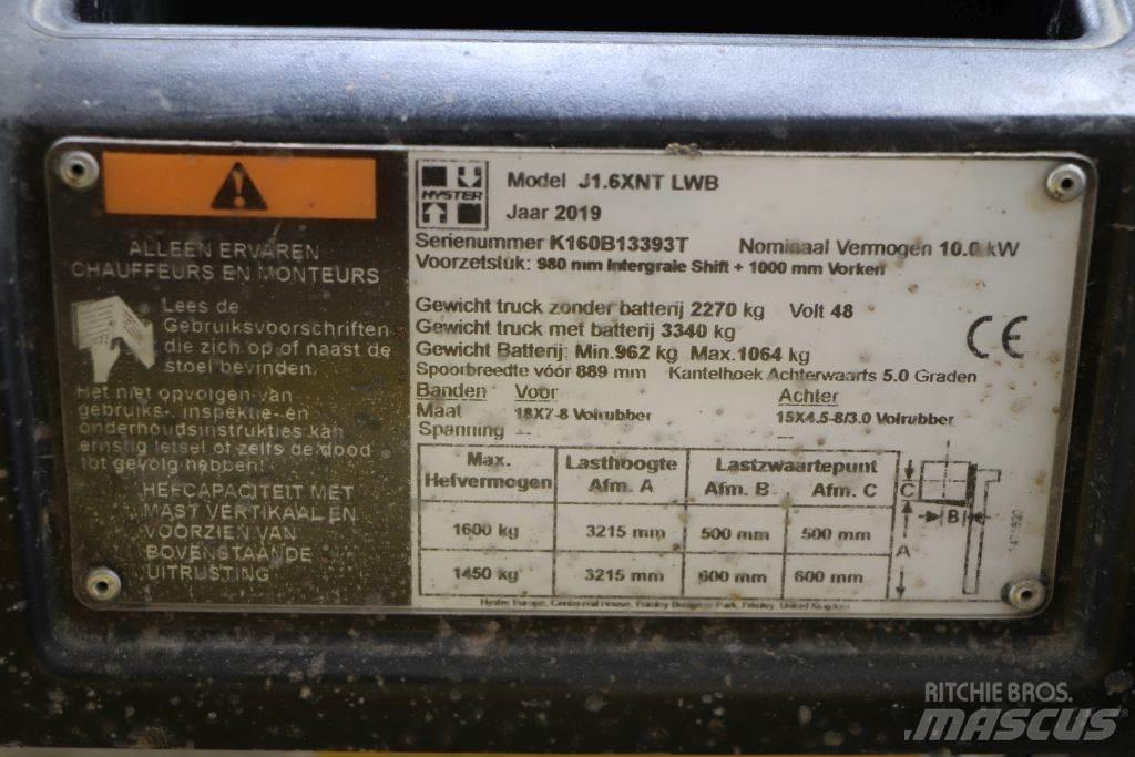 Hyster J1.6XNT Električni viljuškari
