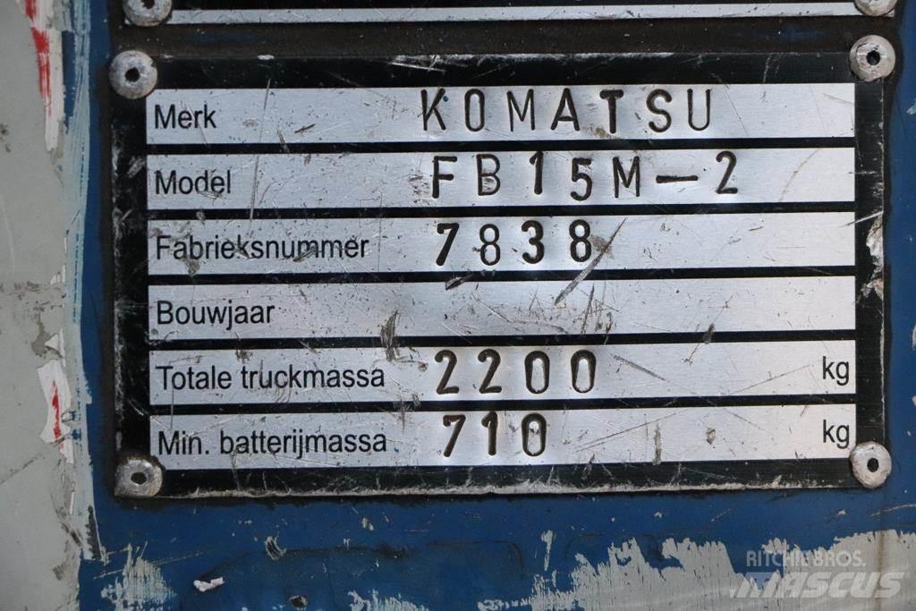 Komatsu FB15M-2 Električni viljuškari