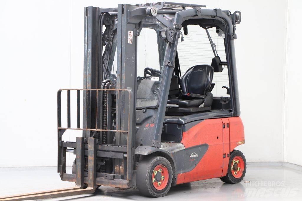 Linde E16P-02 Električni viljuškari