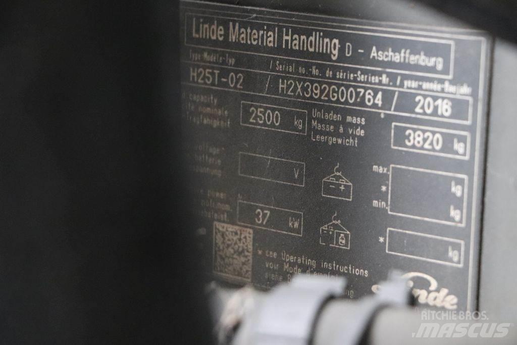 Linde H25T-02 Plinski viljuškari