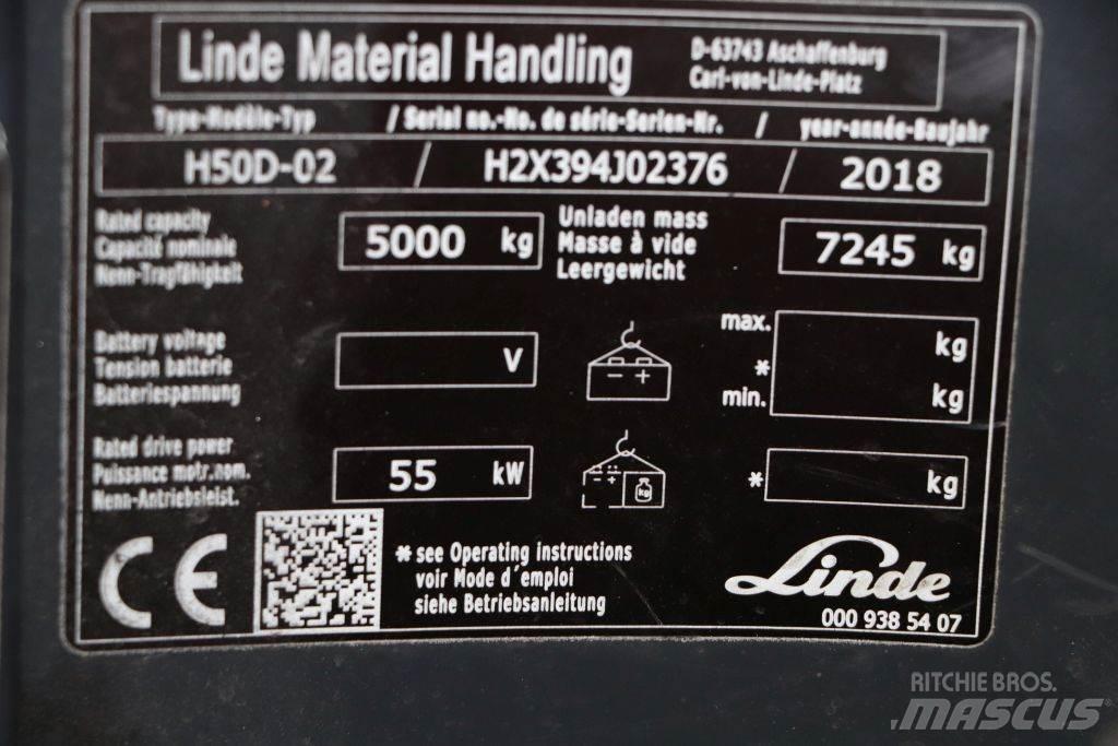 Linde H50D-02 Dizelski viljuškari