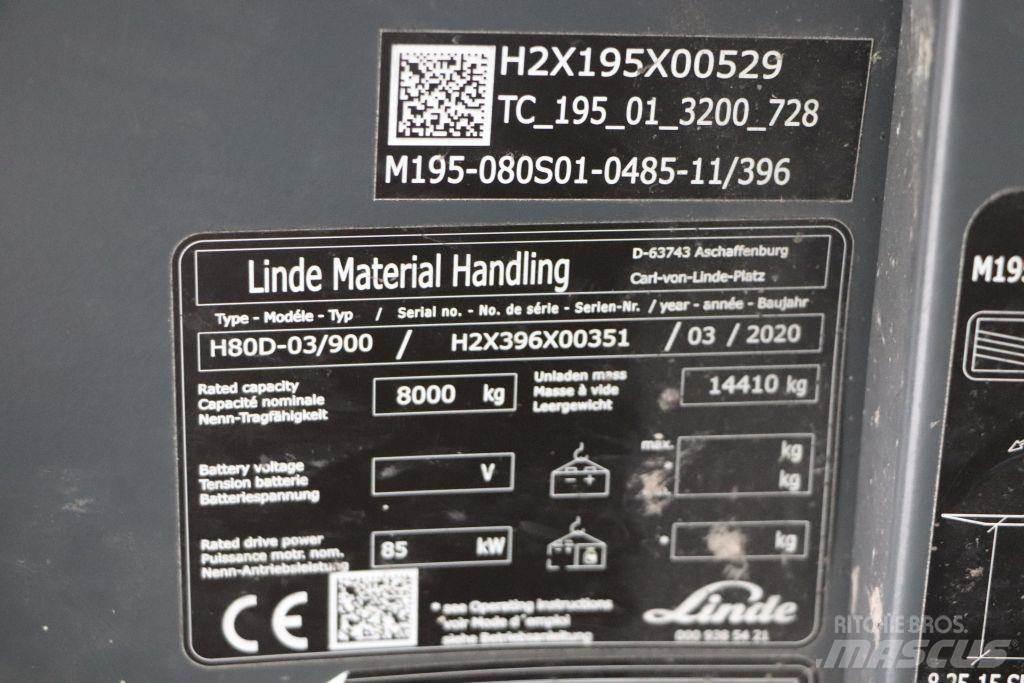 Linde H80D-03/900 Dizelski viljuškari