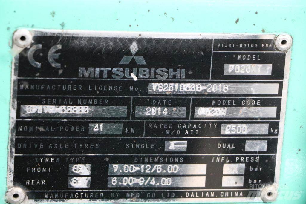 Mitsubishi FG25NT Plinski viljuškari
