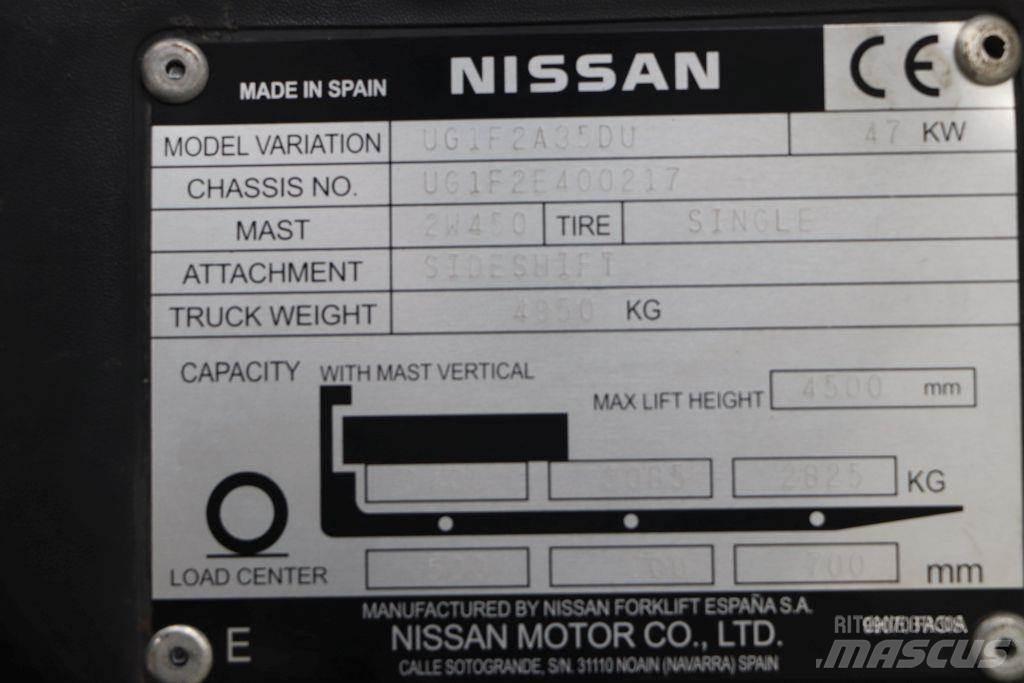 Nissan UG1F2A35DU Plinski viljuškari