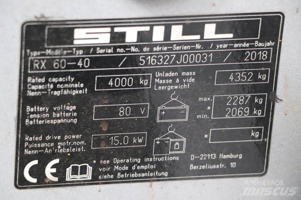 Still RX60-40 Električni viljuškari