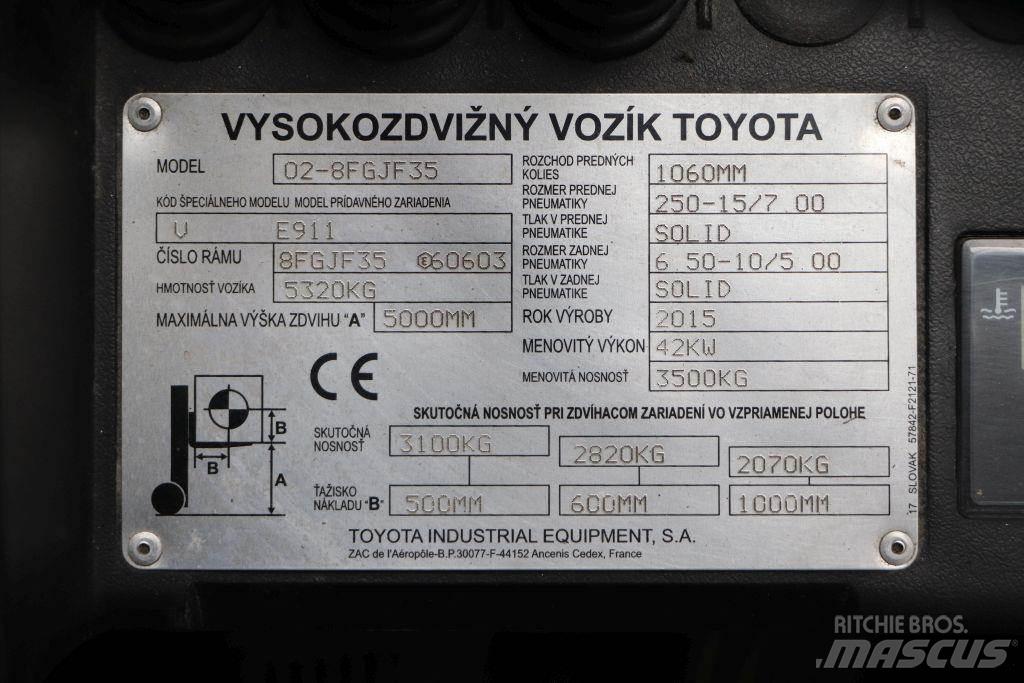 Toyota 02-8FGJF35 Plinski viljuškari