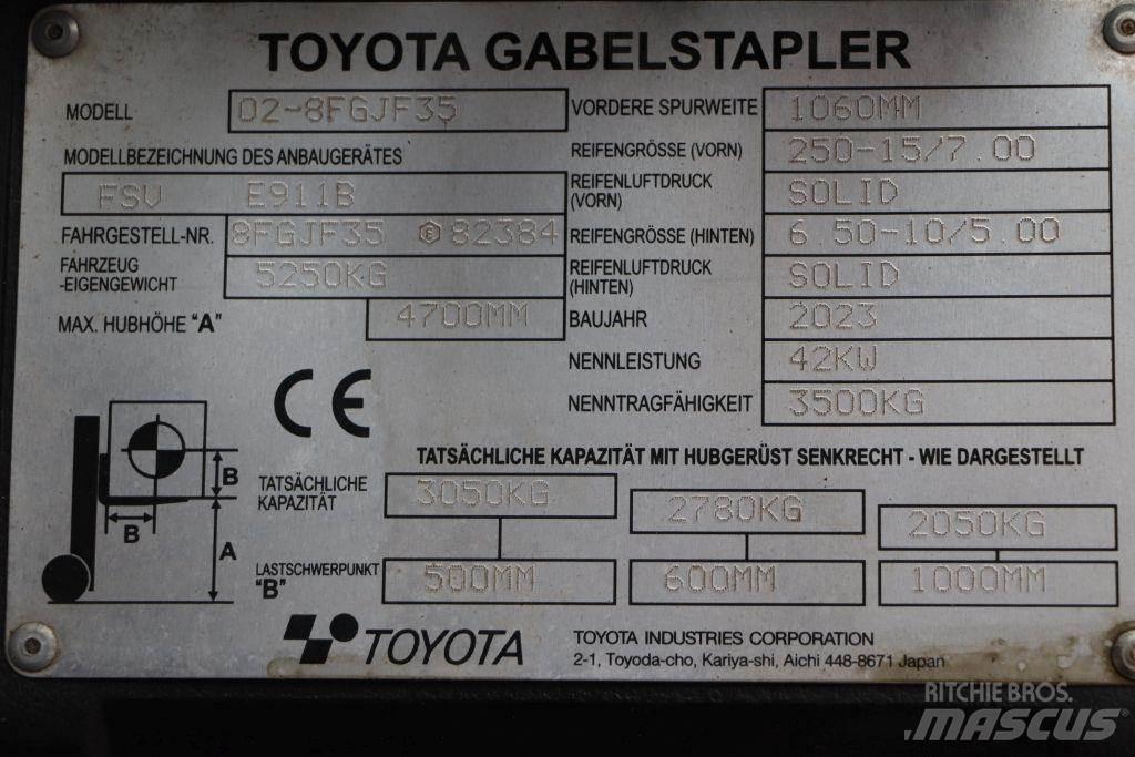Toyota 02-8FGJF35 Plinski viljuškari