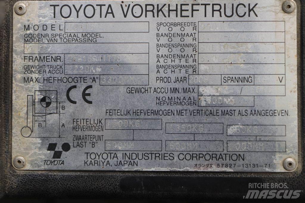 Toyota 7FB15 Električni viljuškari