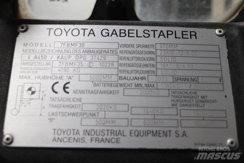 Toyota 7FBMF30 Električni viljuškari