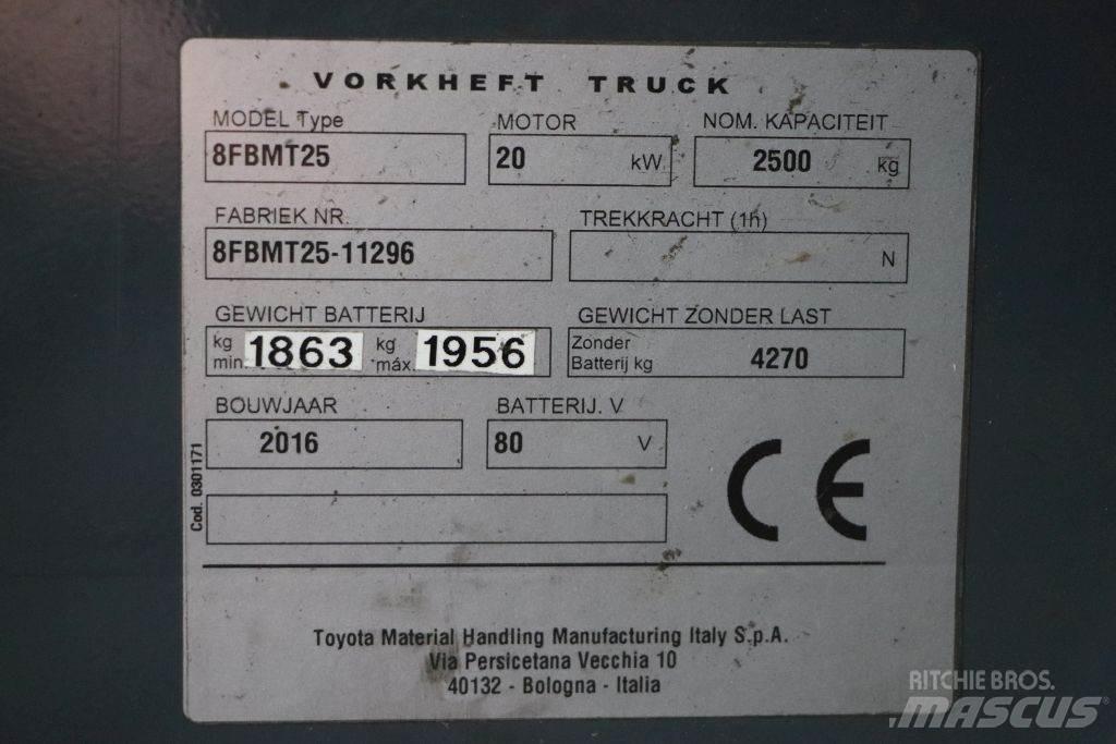 Toyota 8FBMT25 Električni viljuškari