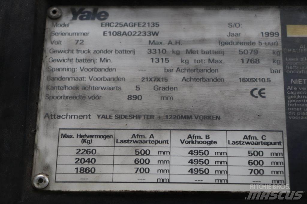Yale ERC25AGF Električni viljuškari