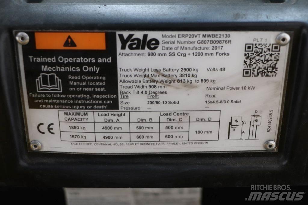 Yale ERP20VT Električni viljuškari