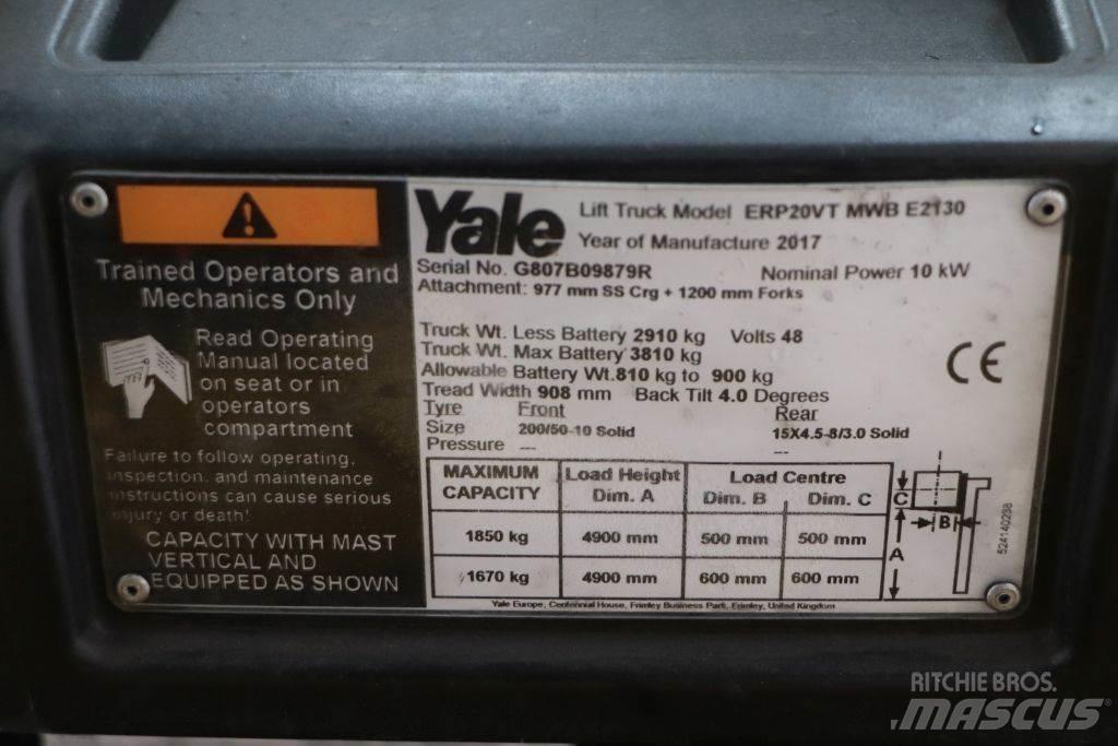 Yale ERP20VT Električni viljuškari