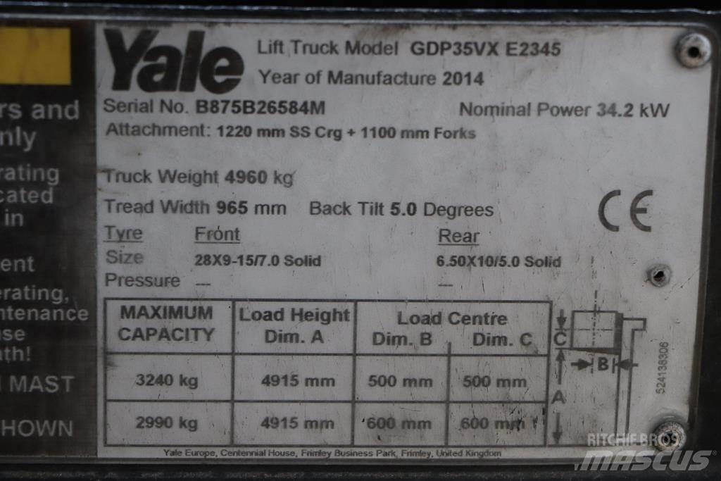 Yale GDP35VX Dizelski viljuškari