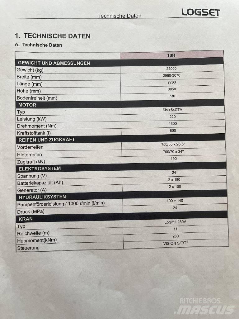 Logset 10H Harversteri