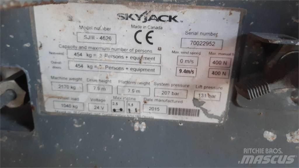 SkyJack SJIII4626 Makazaste platforme